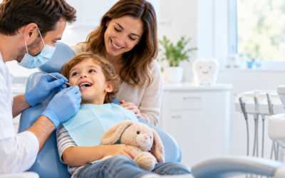 Visita dal dentista per un bambino